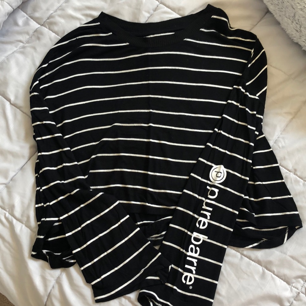 Pure Barre Crop Top LS